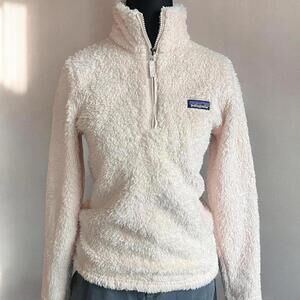 Patagonia Los Gatos Fleece Pullover XS Women’s Cream White Sherpa Quarter Zip